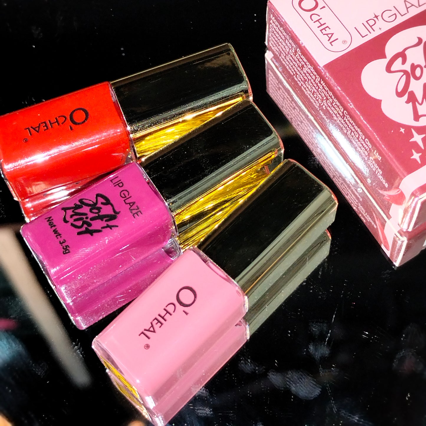 OCHEAL Moisturizing Lip Tint & Matte Velvet Waterproof Mini Lipstick 3Pcs Set