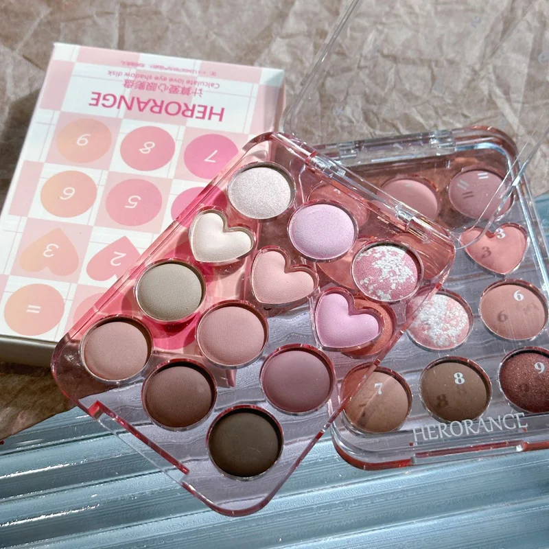 Herorange Calculate Love Disk 12 Color Eyeshadow Palette