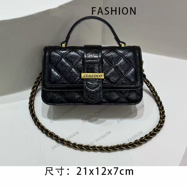 CD&COCO Mexican 2-Way Cowhide Quilted Shoulder Bag