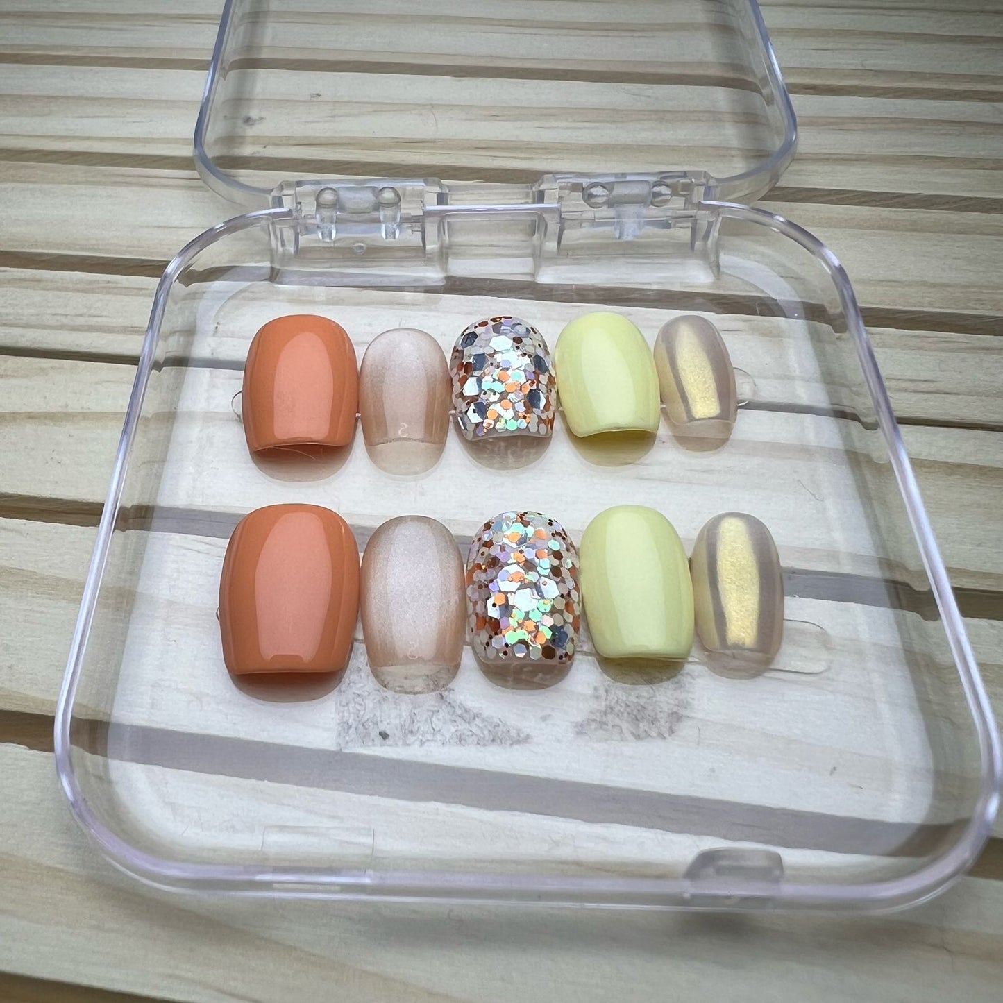 Press On Nails Short Square H0048-D