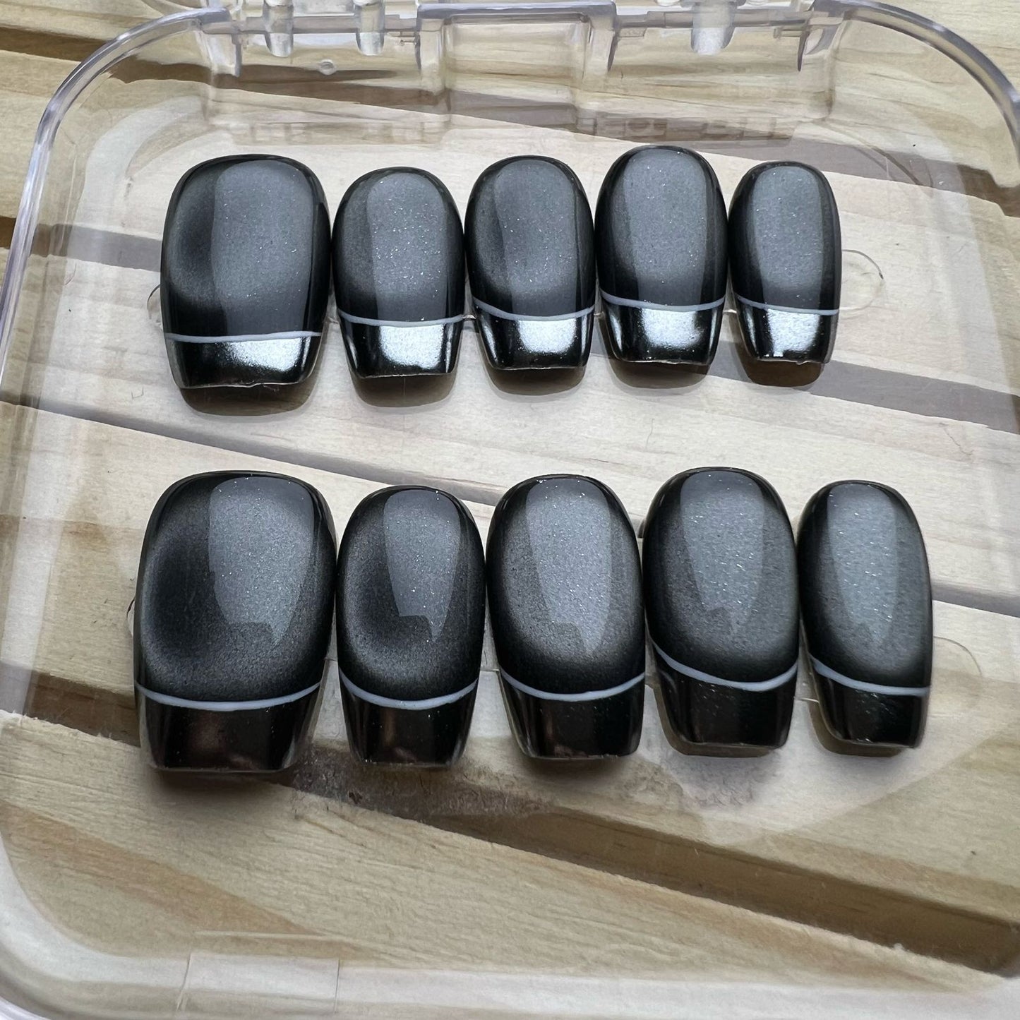 Press On Nails Short Square G0034-D