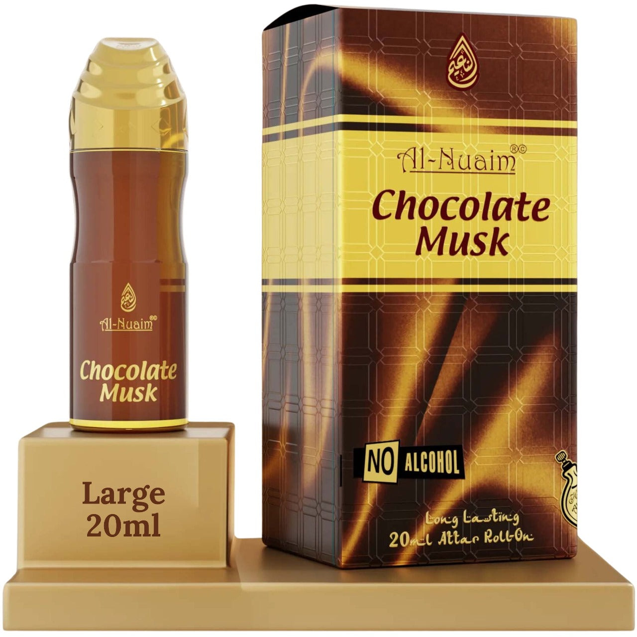 Al-Nuaim® Chocolate Musk Alcohol Free Attar - 20ml | Unisex Attar |