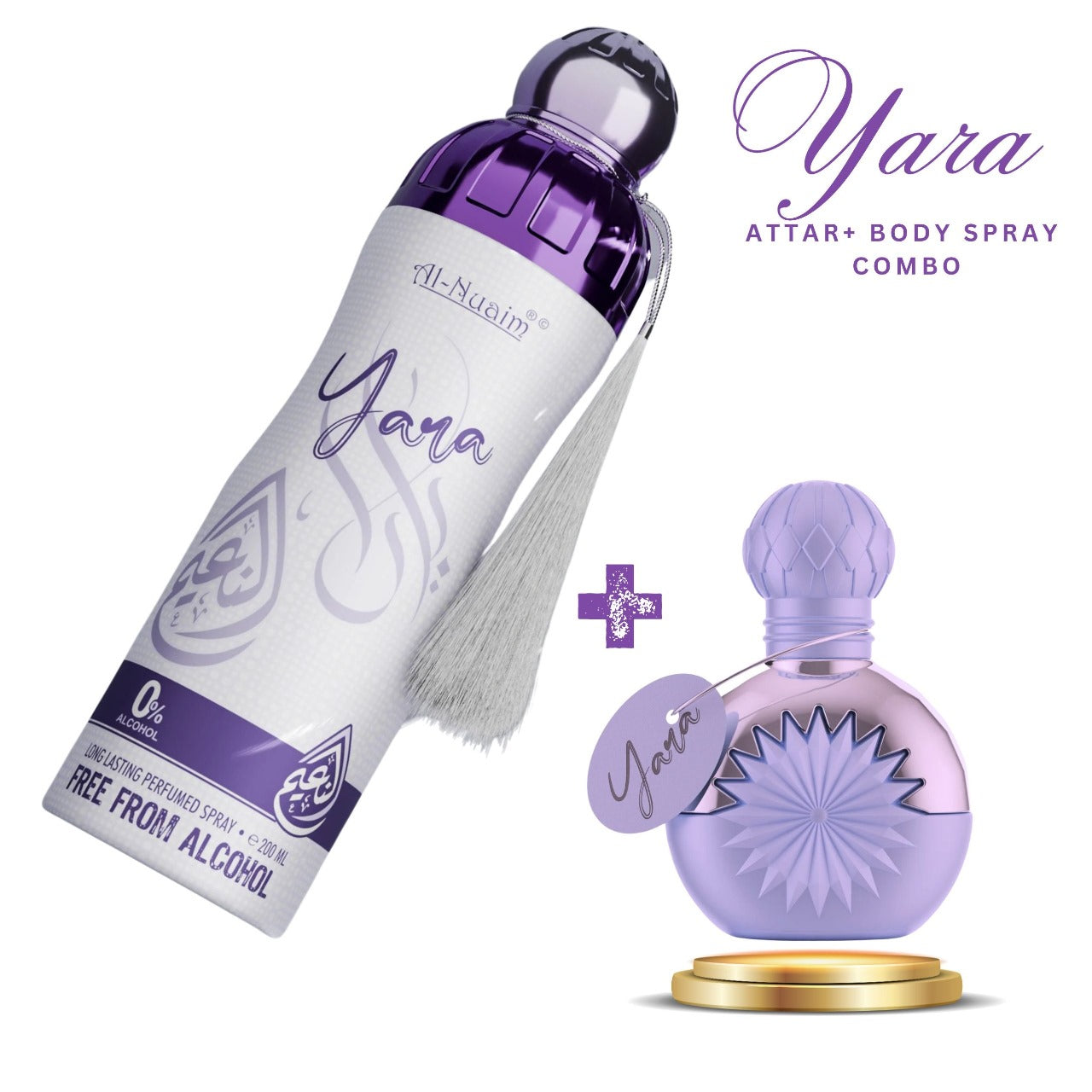 Al-Nuaim® Yara Deodorant Perfume Body Spray 200ml | Unisex Attar |