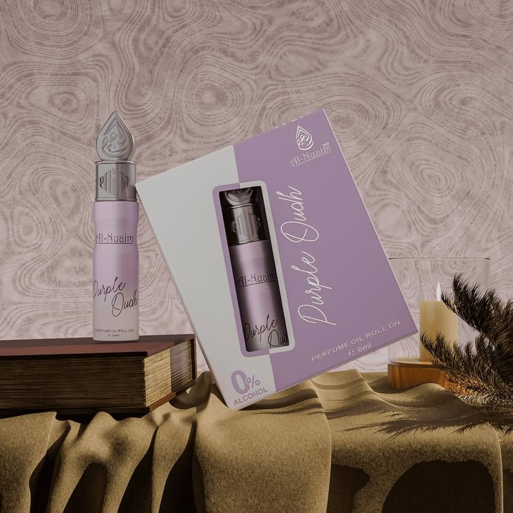 Al-Nuaim® Perfume Oil Roll On Purple Oudh 6ML | Unisex Attar |