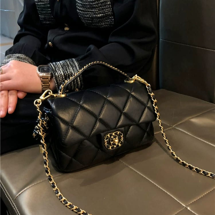 Chanel Wavy CC Hobo Mini Laddies Bag