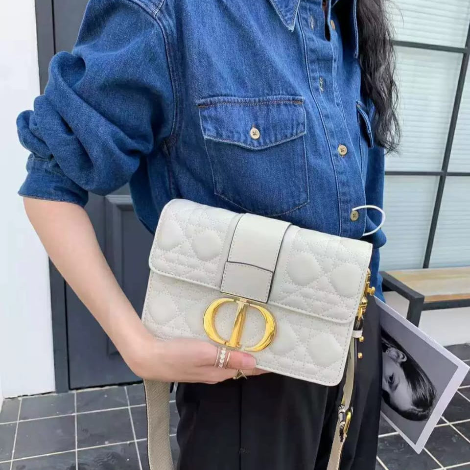 Dior Medium Mini Ladies White Bag