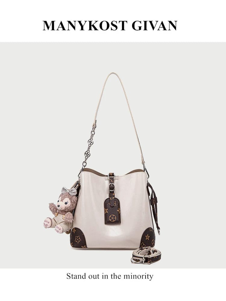 LV Split Leather Shoulder Crossbody Bag Ladies