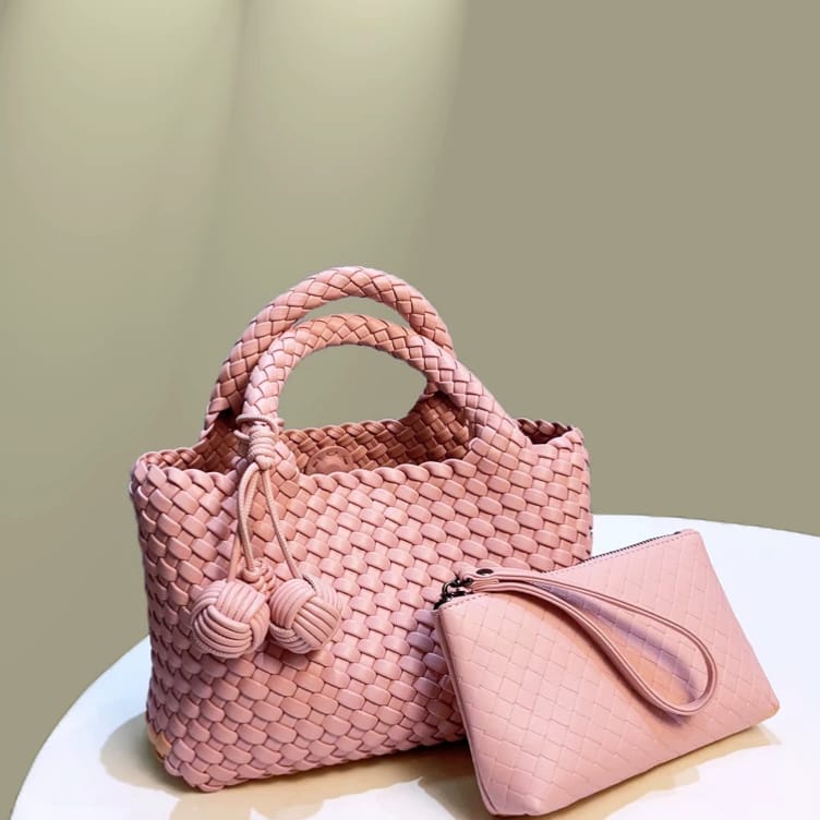 Woven Cabbage Basket Ladies Handbag