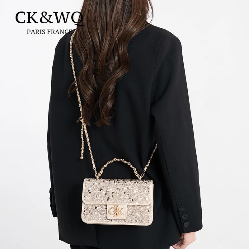 CK&WQ Girls sequined bag
