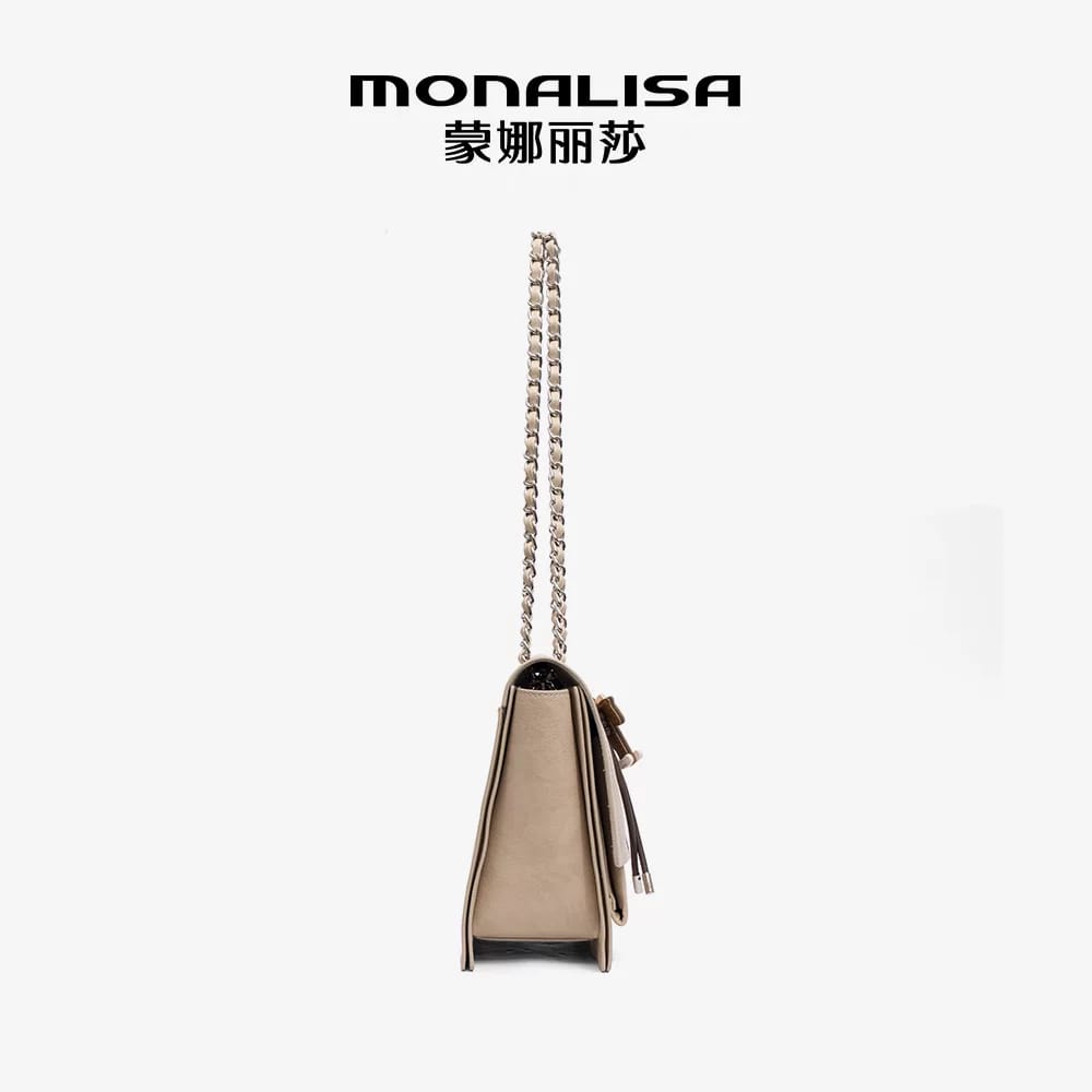 MonaLisa Woman's Leather Crossbody Bag