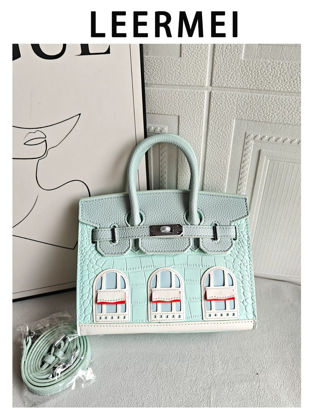 Luxury Hermes Little House Hand Bag