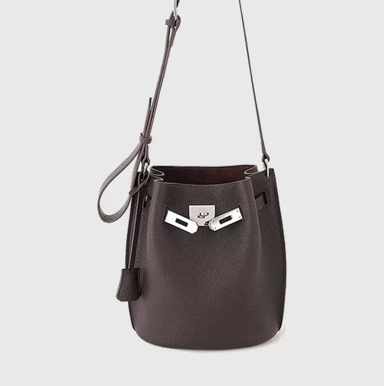 Hermès So Kelly Leather Bucket Shoulder Girls Bag