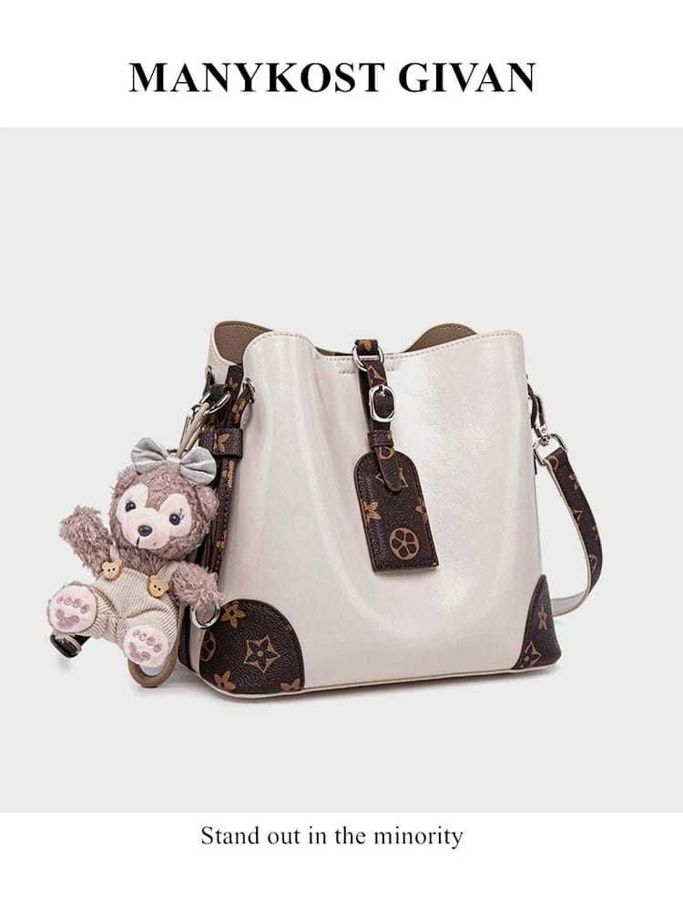 LV Split Leather Shoulder Crossbody Bag Ladies