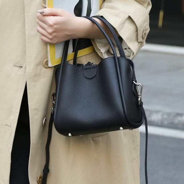 Soft Texture Bucket Girls Bag