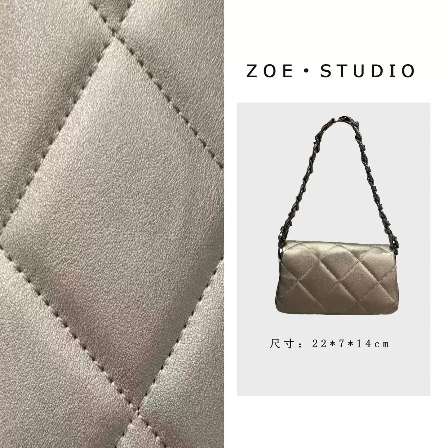 CHANEL Lambskin Woman Shoulder Crossbody Bag