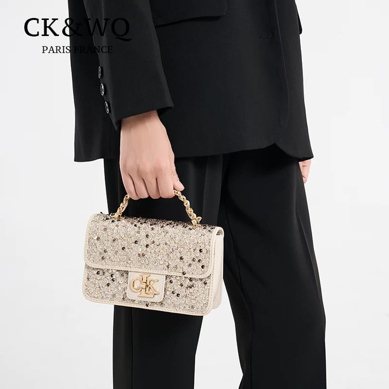 CK&WQ Girls sequined bag
