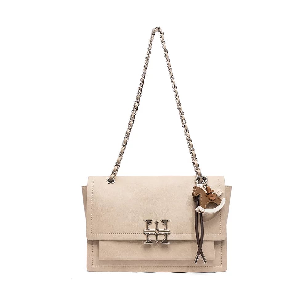 MonaLisa Woman's Leather Crossbody Bag