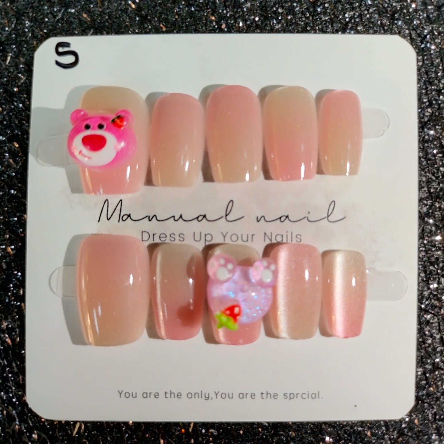Z012 Press On Nails Square Coffin Shape