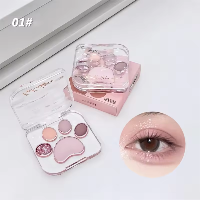 Ka Ka Show Cat Paw 5 Colors Eye Shadow Palette