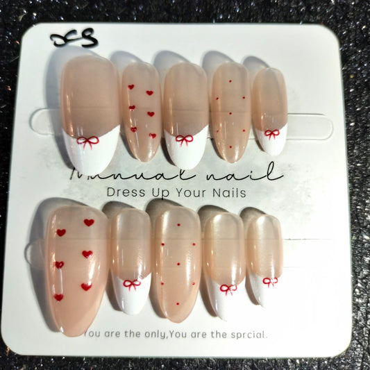 Z010 Press On Nails Long Almond Shape