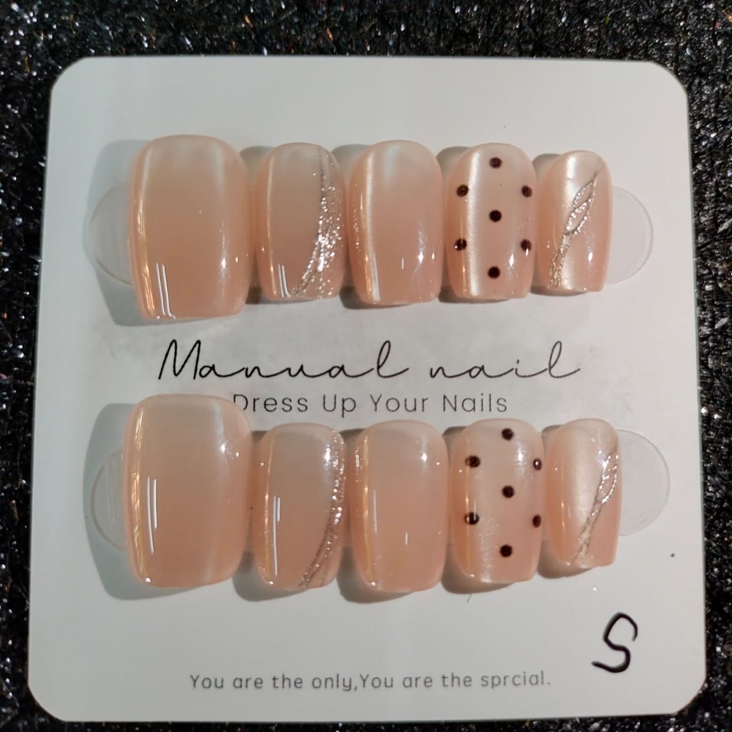 Z016 Press On Nails Square Coffin Shape
