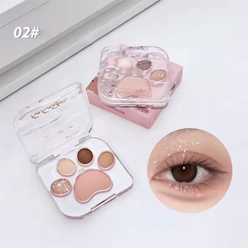 Ka Ka Show Cat Paw 5 Colors Eye Shadow Palette