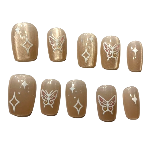 Press On Nails Short Coffin 20