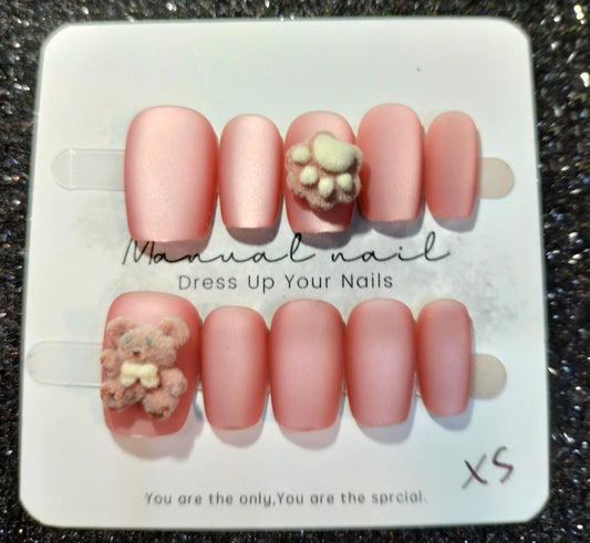 Z025 Press On Nails Square Coffin Shape