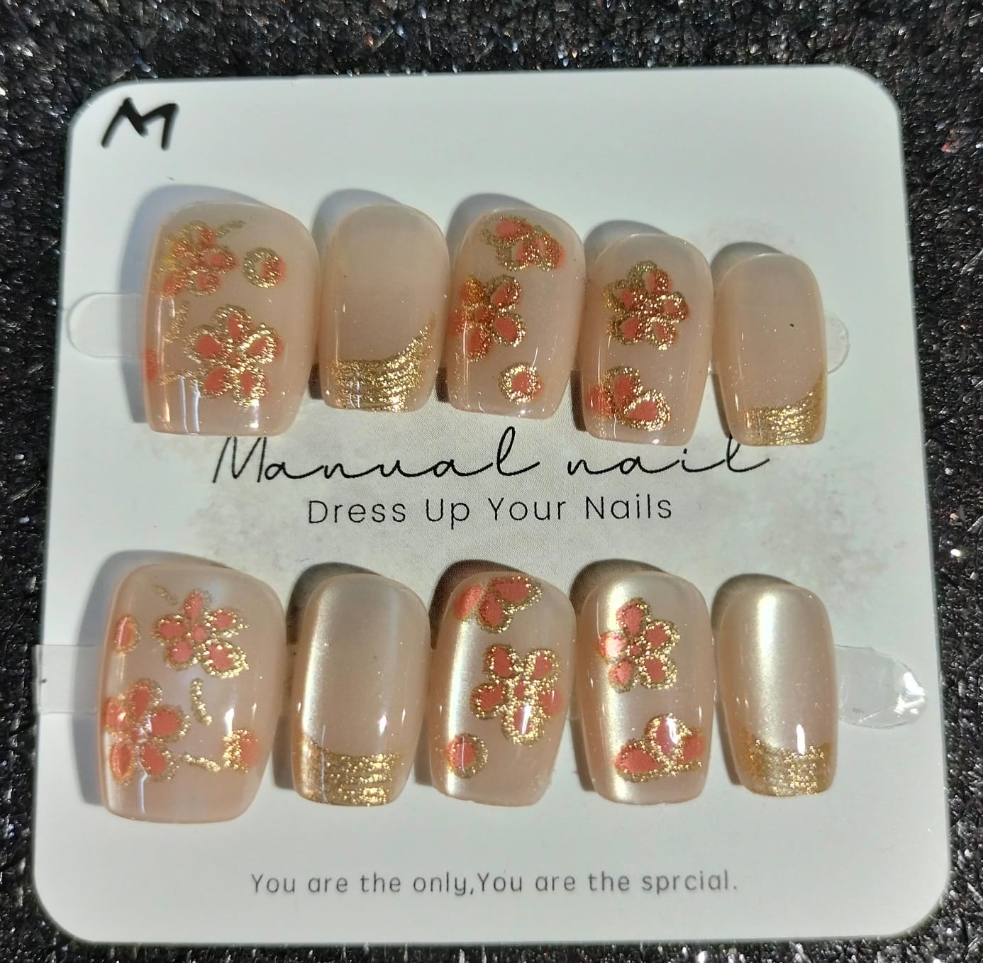 Z026 Press On Nails Square Coffin Shape