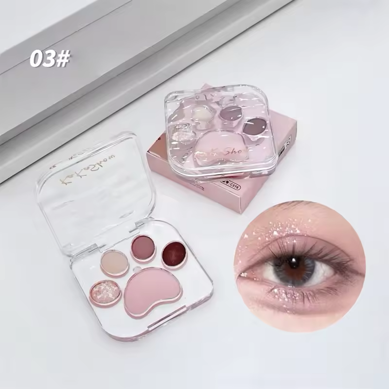 Ka Ka Show Cat Paw 5 Colors Eye Shadow Palette