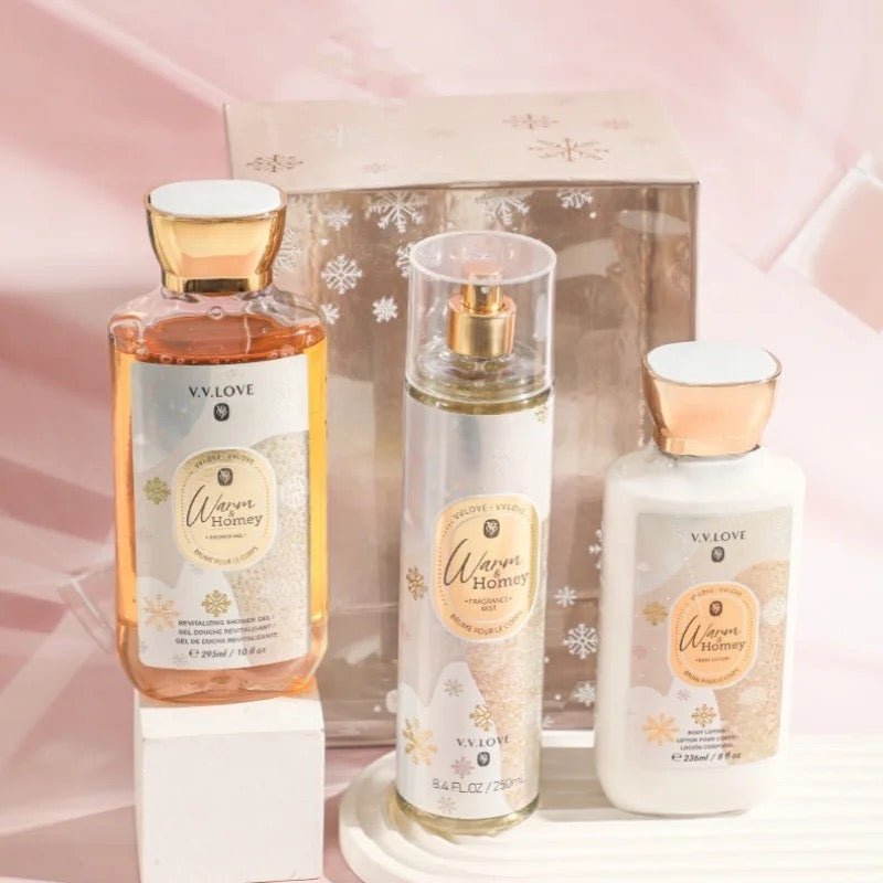 Splash Package V.V Love Warm & Honey 3pcs Bath & Body Set