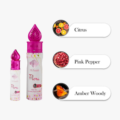 EFTINA by Al-Nuaim® Flora Attar Roll On - 6ml | Unisex Attar |