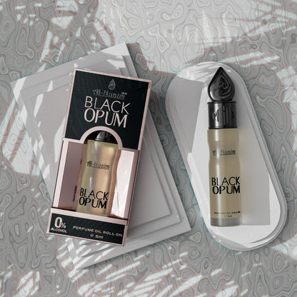 Al-Nuaim® E-Series Attar Roll On Black Opum- 6ML | Unisex Attar |