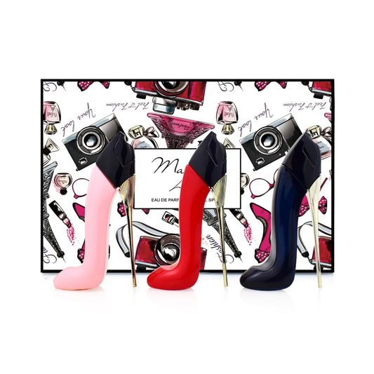 High Heels 3-Piece Set Mini Fragrance Women's Perfume Natural Mild 3*30ml