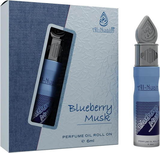 Al-Nuaim® Perfume Oil Roll On Blueberry Musk 6ML | Unisex Attar |