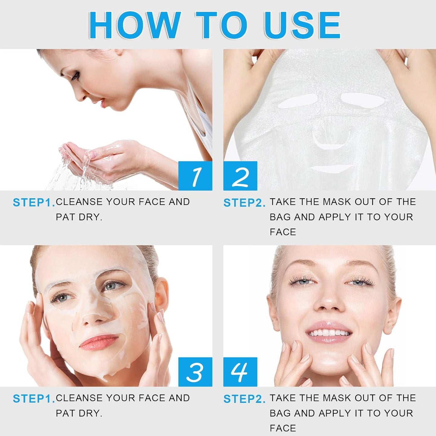 KORMESIC Hydrating Face Sheet Mask Moisturizing & Repairing Facial Mask