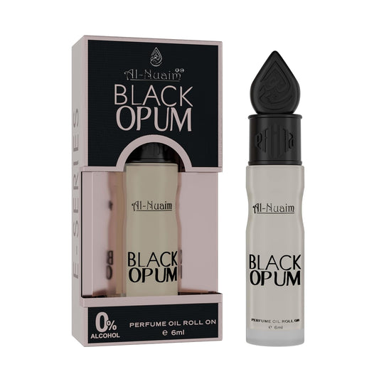 Al-Nuaim® E-Series Attar Roll On Black Opum- 6ML | Unisex Attar |