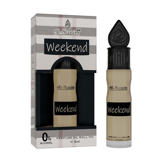 Al-Nuaim® E-Series Attar Roll On Weekend- 6ML | Unisex Attar |