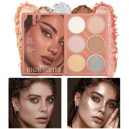 ONEYIOO Multi 57 Color Eye & Face Palette Makeup Book AZ-214