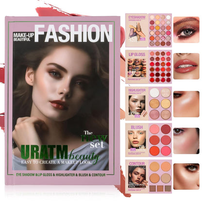 URATM Fashion 67 Color Eye & Face Palette Makeup Book U201B