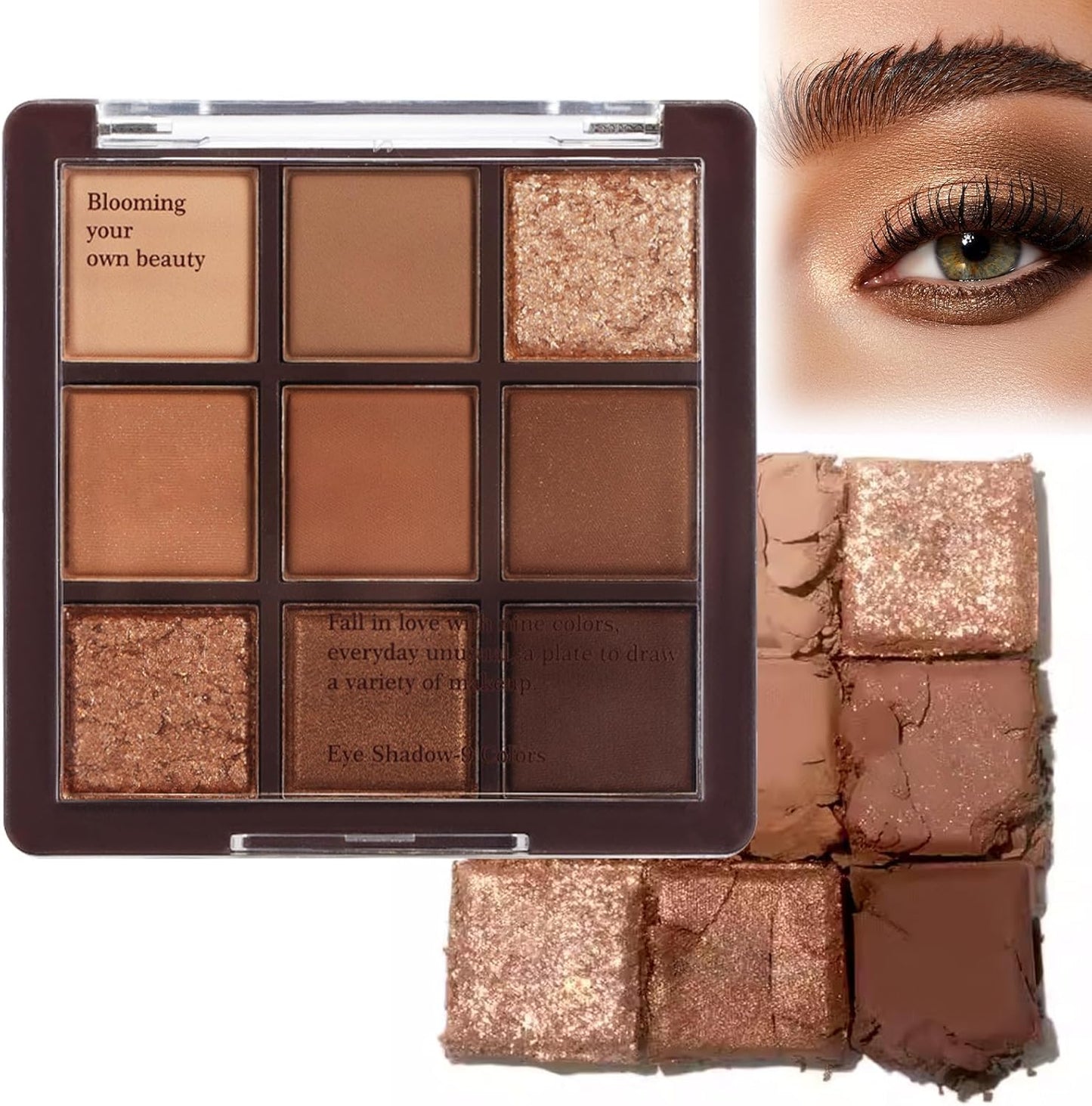Dikalu Nude 9 Color Eye Shadow Palette 06 For Girls