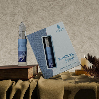 Al-Nuaim® Perfume Oil Roll On Blueberry Musk 6ML | Unisex Attar |