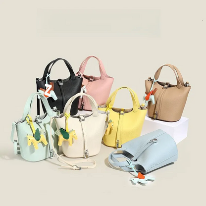 Bucket High-end Niche Tote Basket Women's Handbag