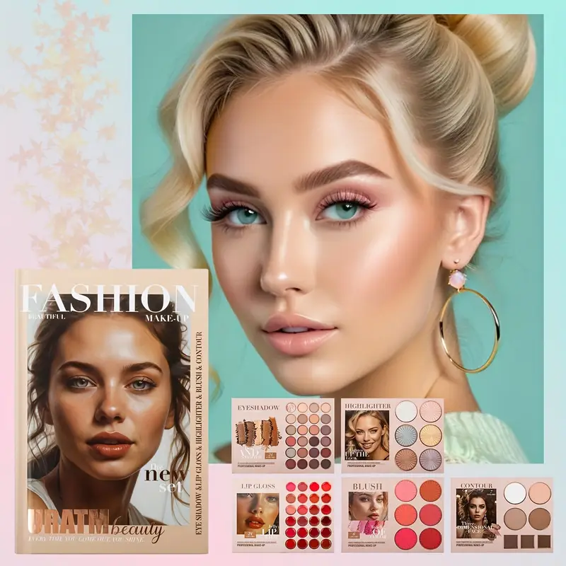 URATM Beauty 67 Color Eye & Face Palette Makeup Book U201A