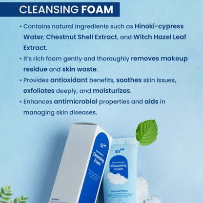 SY Natural Bubble Cleansing Foam 120 ML