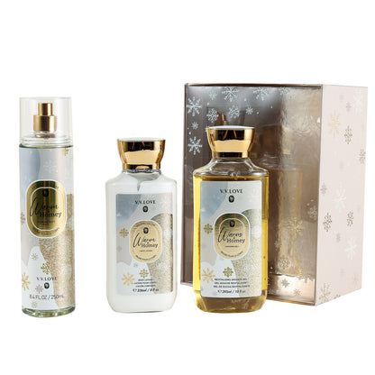 Splash Package V.V Love Warm & Honey 3pcs Bath & Body Set