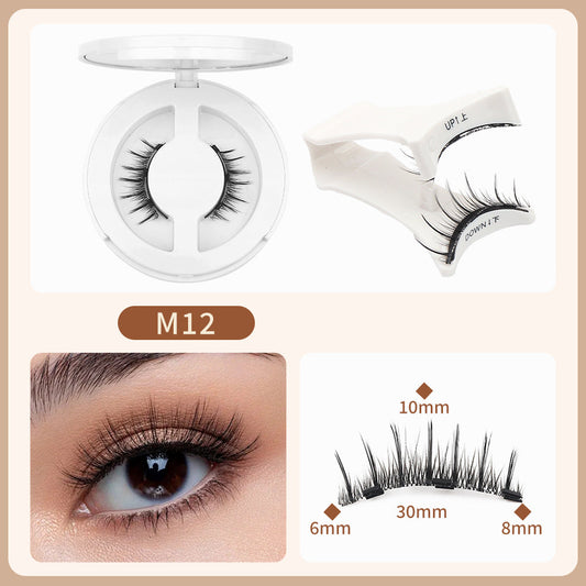 Magnetic Eyelashes & Applicator Set M-12