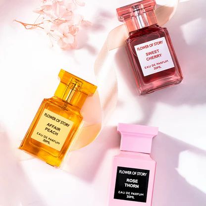 Flower Of Story Eau de Parfum Spray 3 Different Fragrance 3x30ml Set Women Perfume