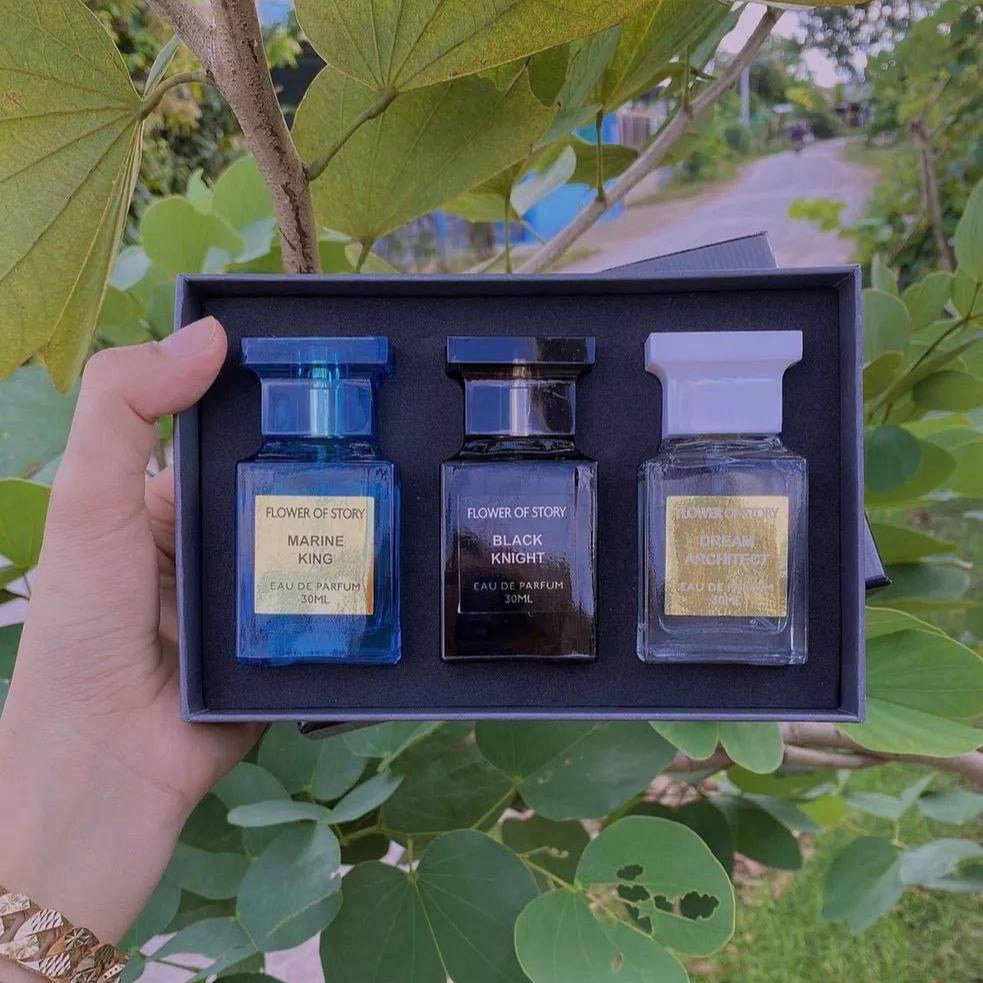 Flower Of Story Eau de Parfum Spray 3 Different Fragrance 3x30ml Set Women Perfume