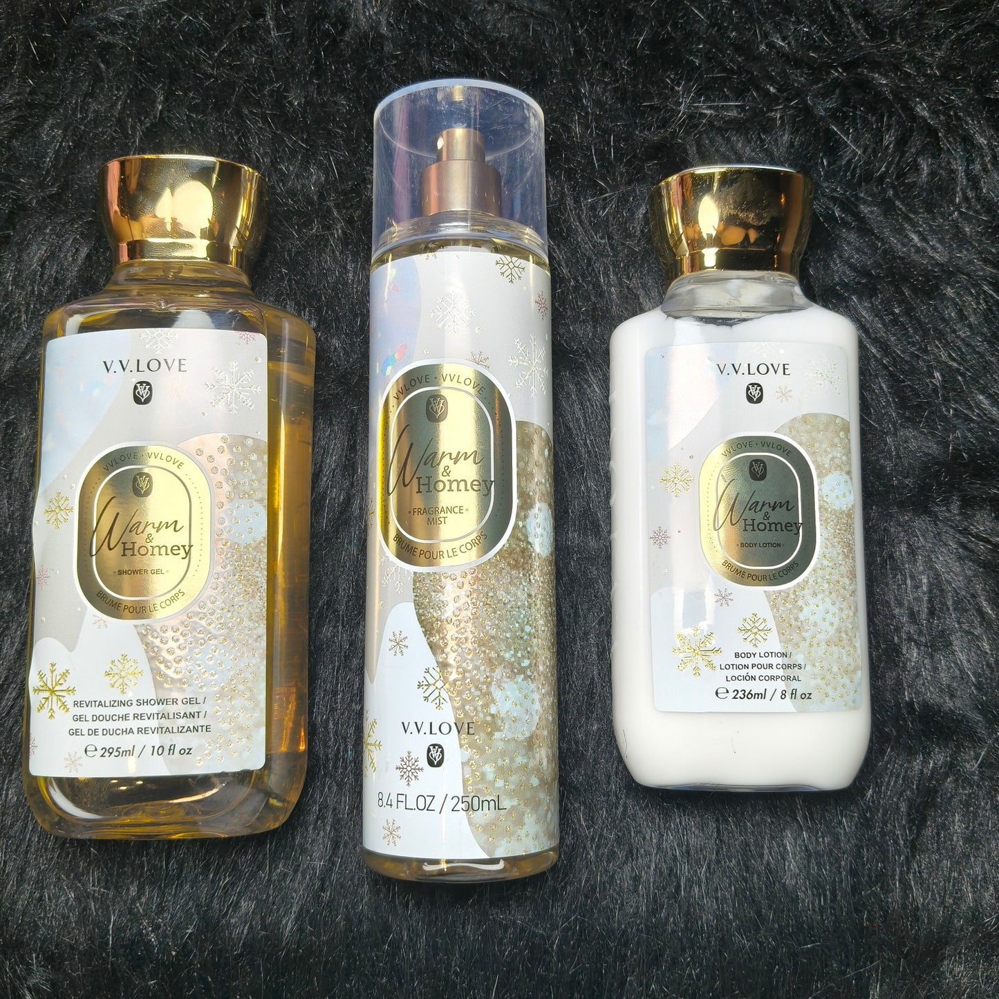 Splash Package V.V Love Warm & Honey 3pcs Bath & Body Set